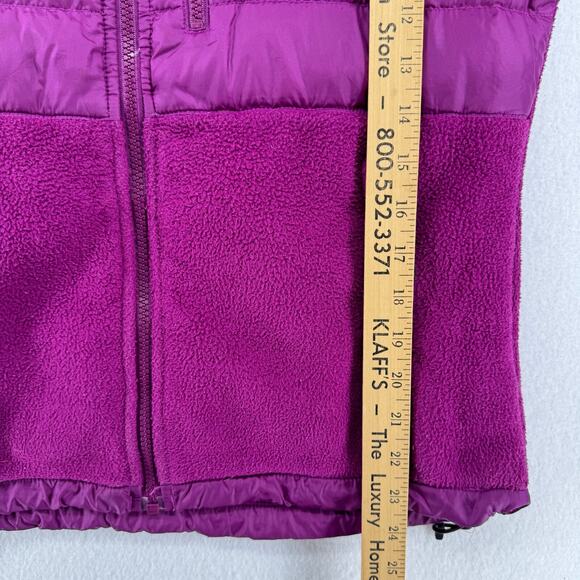 THE NORTH FACE Jacket Womens S 550 Goose Down Denali Fleece Full Zip Winter Pink - Picture 14 of 15